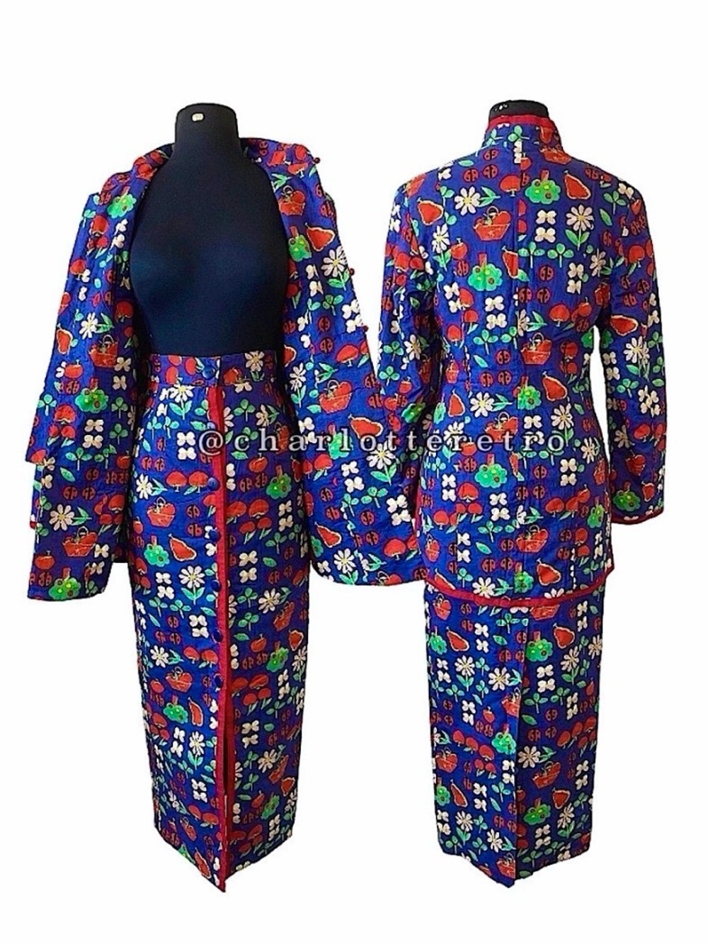 Traditional Asian Inspired Insulated Skirt Set Outfit